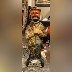 Emmitt Kelly Whiskey Decanter Clown